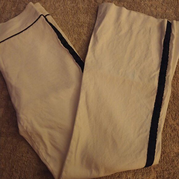 Y2K Bebe linen blend lowrise slightly flared pants size 2 - Picture 6 of 13